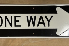 2321 - One Way Street Sign